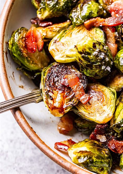Maple-Balsamic Glazed Brussels Sprouts